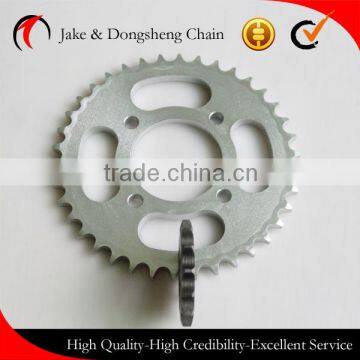 ZHEJIANG CHINA 1045 STEEL 40MN 428/114L-40T/14T Motor Chain and Sprocket per Set Bajaj Pular Fine Blanking Sprocket photo-4