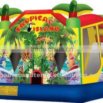 inflatable combo slide Tropical Island A2110