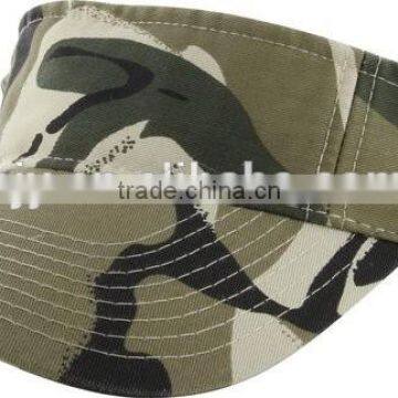 Cotton twill outdoor sport korean sunvisor hats