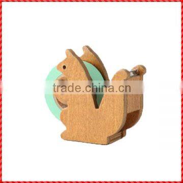 Funny resin woodlike squirrel handmade Vintage Tape Dispensers