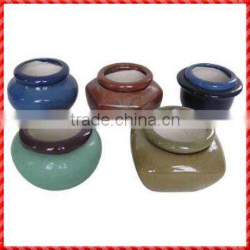 Multi-functional hotsale high grade ceramic self watering pot