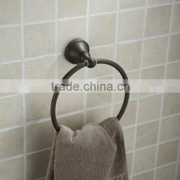 Classic Copper Bath towel Rack Brass Towel Ring for Bathroom Accessories