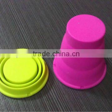 high quality fashion silicone collapsible cup