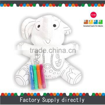 New Popular DIY Doodle Elephant Fancy Custom Plush Toy