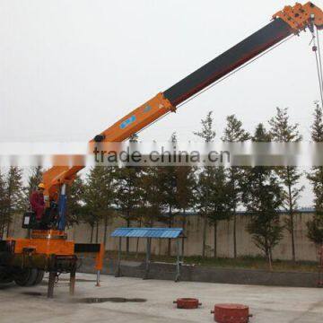 6.3ton crane with telescope arms, SQ6.3S3, hydraulic crane on truck.