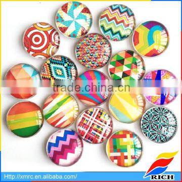 OEM design colorful cheap glass fridge magnets sticker cutom