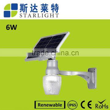 6w led apple IP65 PIR sensor solar led garden light