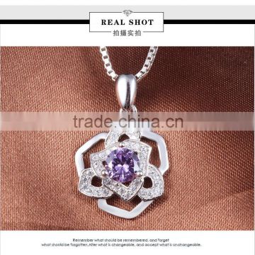 Fashion design sterling sliver flower of life pendant