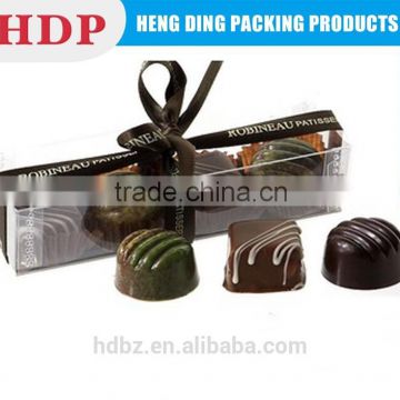 disposable fancy chocolate plastic box packaging