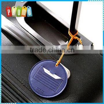 Top selling leather luggage tag for promotion China manufacturer