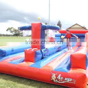 10mLx4.2mWx2.8mH inflatable bungee run with slam dunk