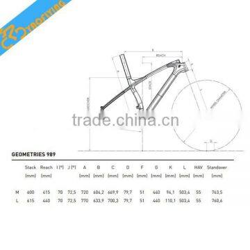 High Modulus Carbon Mountain Bike Frame 29er Mountain Bike Frame T1000 China Carbon Mountain Bike Frame 29er