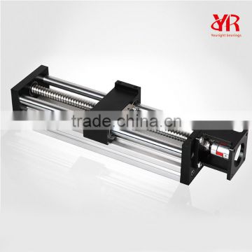 CNC linear slide with 16mm lead ball screw double linear shaft 23 NEMA stepper motor for xy table