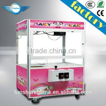 Funshare coin operated toy vending game machine crane machine crane game machine