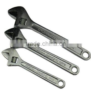 Cast Iron Adjustable Pipe Monkey Wrench for Middle East