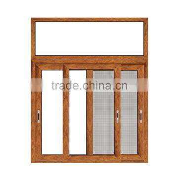 Custom design intrtior thermal break aluminium sliding glass window