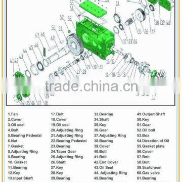 Guomao PV 90 Degree Helical Bevel Gear Reducer for Belt Conveyors photo-4