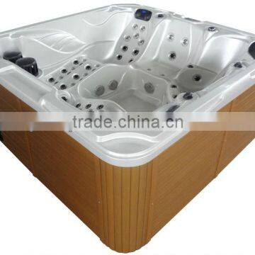 100 JETS Backyard USA acrylic Portable sex equipment outdoor spa bathtub with TV DVD