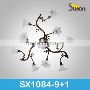 SX1084/9+1 Antique Iron Ceiling Lighting/Factory Price Decorative Lighting/Wholesale Vintage Lighting