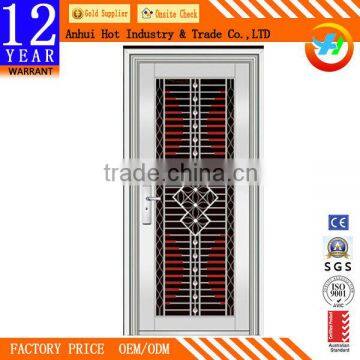 2016 New Fashion Stainless Steel Front Door Wholesale Price Of Stainless Steel Door Frame High Quality Steel Main Door Design