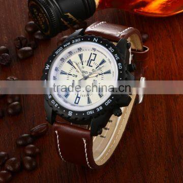 stainless steel leather hot watch,watch hot sale,classic watch