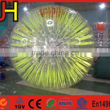 Hot sale fluorescent zorb ball, shining zorb ball, giant zorb body ball For children