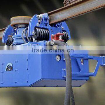 Polyurethane wheels for mining monorail train