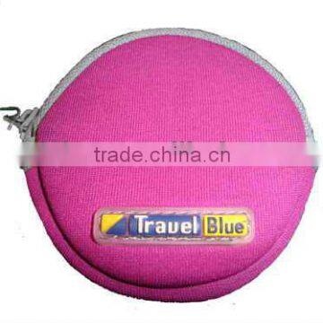 Promotional Neoprene Round gift pouch/bag