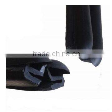 Composite extrusion car door weatherstrip molding strip
