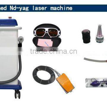 Pigmented Lesions Treatment Newest Tattoo Removal Machine Q Switched Laser Nd Yag Long Pulse 1000W