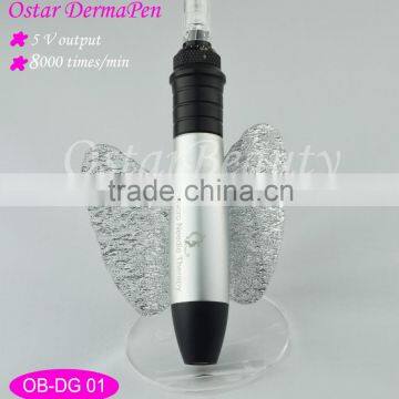 Cheap Stamp Pen With Changeable Heads Electric Microneedle Dermaroller DG 01