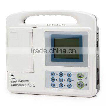 ISO 3.8 Inch LCD High Resolution Thermal Printer 12 Leads Electrocardiograph Ecg Machine With Interpretation photo-2
