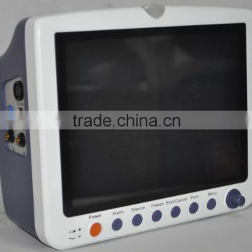 Portable 12.1 inch Multi Parameters Patient Monitor Optional printer with cheap price