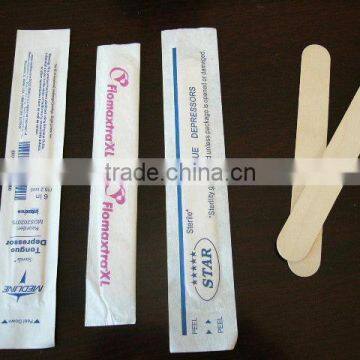 sterile and non-sterile natural tongue depressor