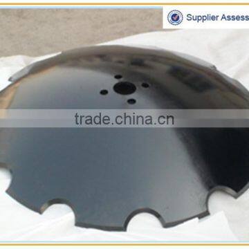 agricultural machinery parts notched disc blade