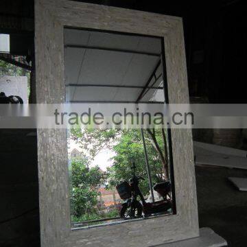 Sophisticated design mirror frame with mother of pearl inlaid made in Vietnam