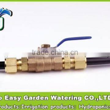 Brass shut off valve. Shut off valve connector. used for mist cooling system