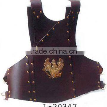 Medieval Leather Armor Jacket Brown