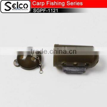 China wholesale carp fishing tackle plastic cage feeder with terminal swivel snap