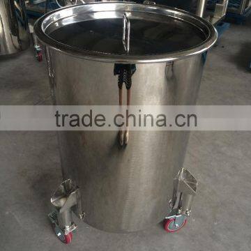 Golden Supplier 304/316L Stainless Steel Bucket With Wheels photo-2