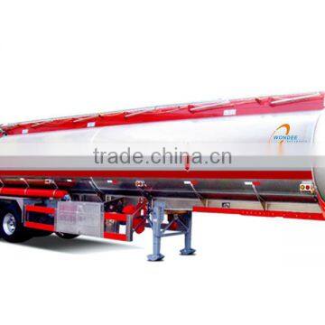 3 Axle Aluminum Alloy Fuel Tanker Trailer for Sale