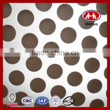 round hole perforated stainless steel sheet/perforated fabric mesh from direct factory