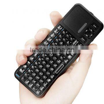 iPazzPort Google TV 2.4 G mini wireless keyboard Wireless Handheld keyboard 82 keys with ultra sensitive touchpad+laser pen