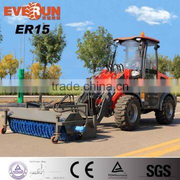 EPA Front Wheel Loader ER15 With Snow Bucket/Quick Hitch for Sale photo-5