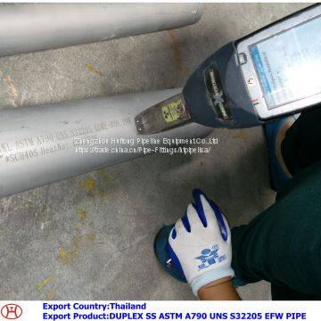 DUPLEX SS ASTM A790 UNS S32205 EFW PIPE