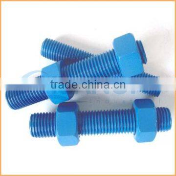 Factory Direct Sales High Quality Zinc Plated Double End Stud Bolt