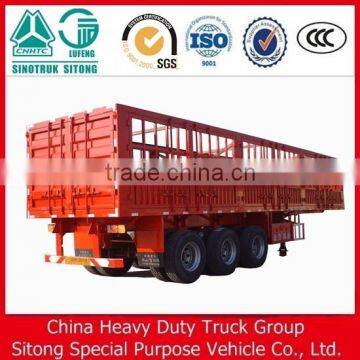 Sinotruck Trailer Stake Semi Trailer 40t 60t 80t Fence Cargo Semi Trailer photo-2