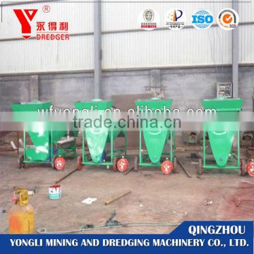 2017 Hot Sale Small Mobile Dry Land Gold Panning Plant/Vehicle/Car