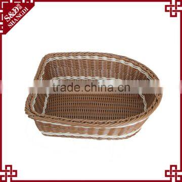 Exquisite PE Plastic Rattan Storage Basket for Shoes Storage photo-3