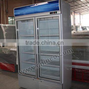 Upright Convenience Store Refrigerators/cooler With Wheels for Beverage/commercial Beverage Refrigerator photo-2